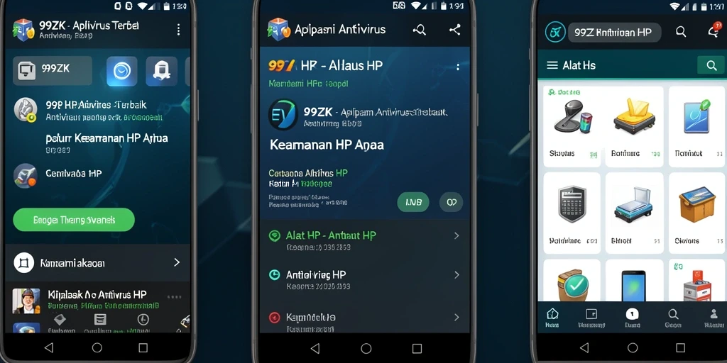 Tampilan antarmuka aplikasi 99ZK yang intuitif dan mudah digunakan.