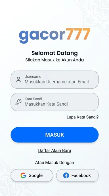 Masuk Akun Gacor777 dengan Mudah dan Cepat